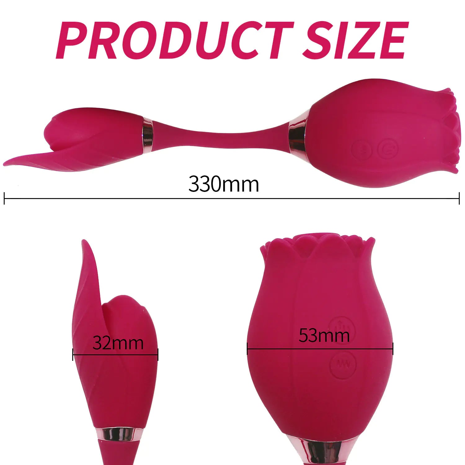 Double-Head Vibrator for Women - Adult Pleasure Toy