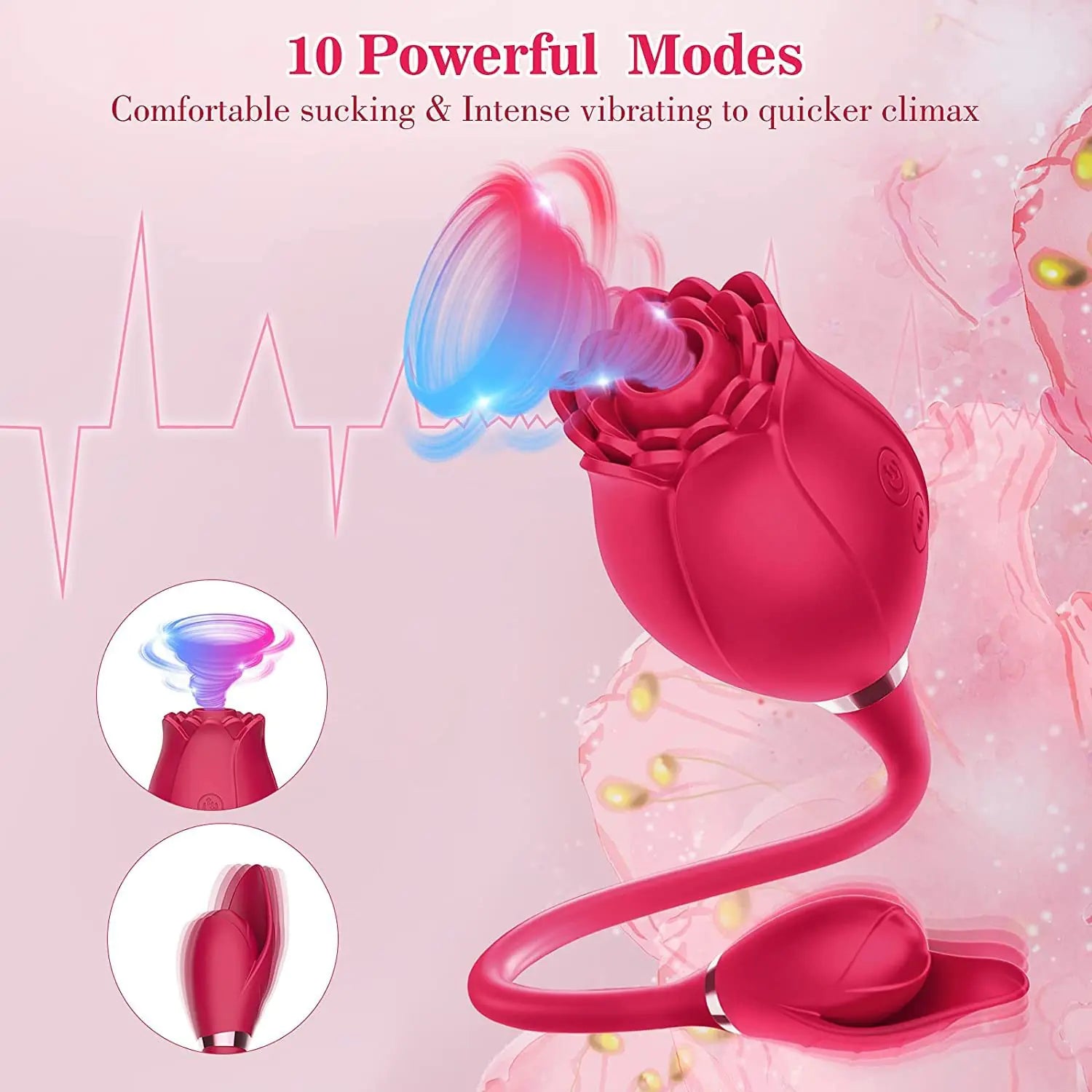 Double-Head Vibrator for Women - Adult Pleasure Toy