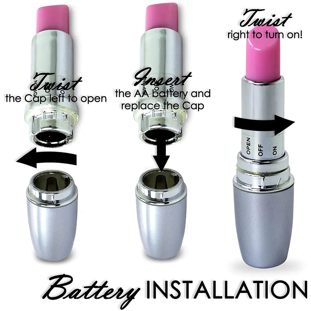 Rose Lipstick Vibrator Bullet for Adult Pleasure